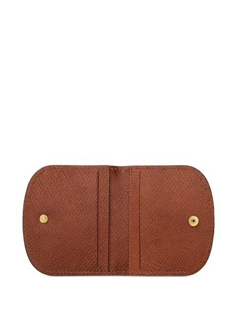 Longchamp Épure embossed leather cardholder - Brown - zdjęcie produktu nr 2
