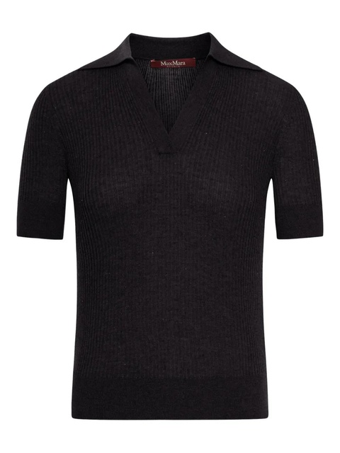 Max Mara ribbed T-shirt - Black - zdjęcie produktu nr 1
