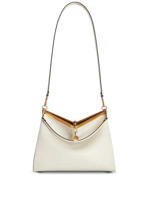 ETRO large Vela leather shoulder bag - White - zdjęcie produktu nr 1
