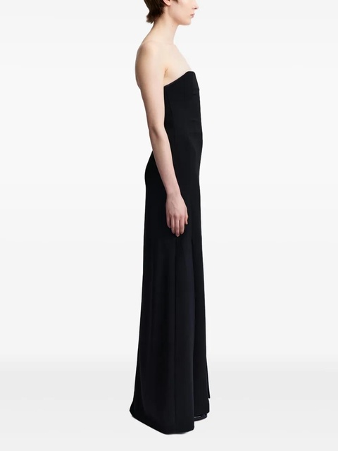 16Arlington Anguelique crepe satin gown - Black - zdjęcie produktu nr 2