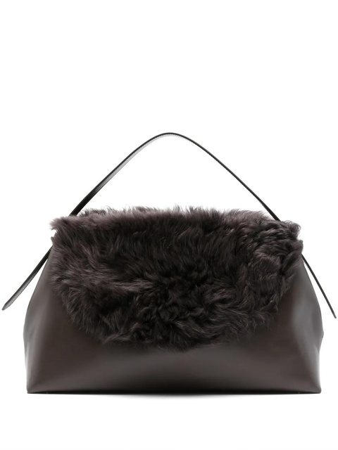 TOTEME leather shoulder bag - Brown - zdjęcie produktu nr 1