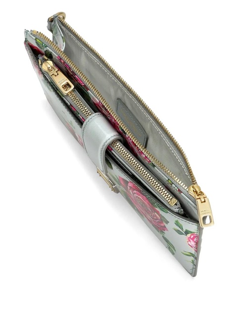 Dolce & Gabbana floral-print wallet - Blue - zdjęcie produktu nr 2