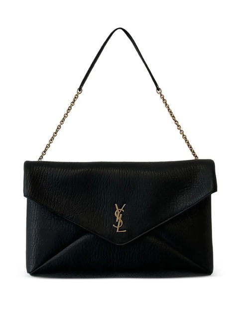 Saint Laurent small Cassandra logo-plaque shoulder bag - Black - zdjęcie produktu nr 1