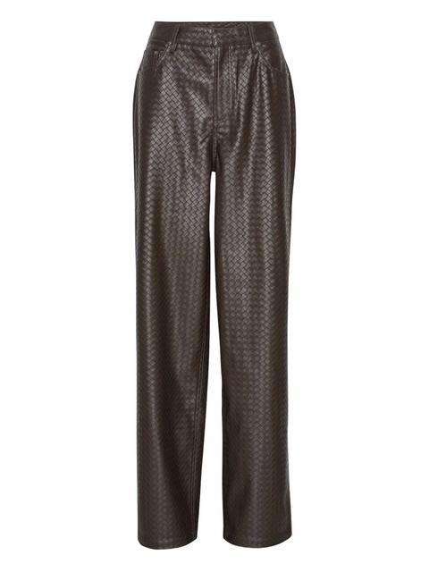 ROTATE BIRGER CHRISTENSEN woven five-pocket trousers - Brown - zdjęcie produktu nr 1
