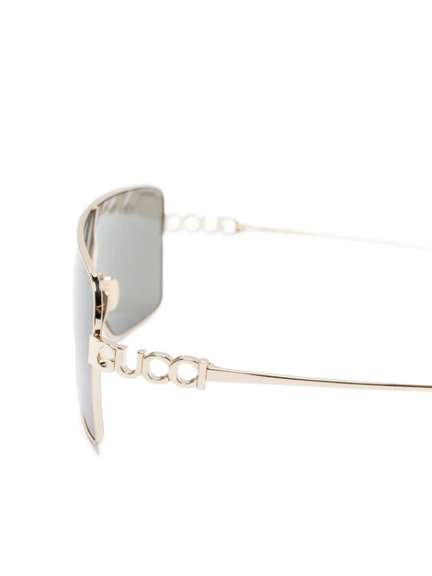 Gucci Eyewear logo-detail sunglasses - Gold - zdjęcie produktu nr 2