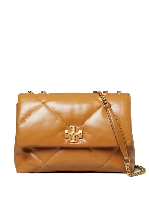 Tory Burch Kira diamond-quilted convertible shoulder bag - Brown - zdjęcie produktu nr 1