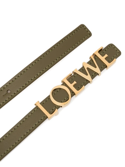 LOEWE bold-logo belt - Green - zdjęcie produktu nr 2