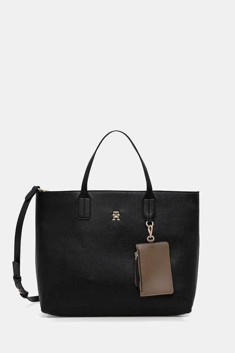 Tommy Hilfiger torebka kolor czarny AW0AW18122 - zdjęcie produktu nr 1