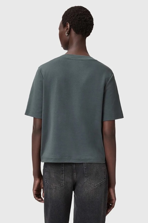 AllSaints t-shirt bawełniany damski kolor szary W220JC - zdjęcie produktu nr 1