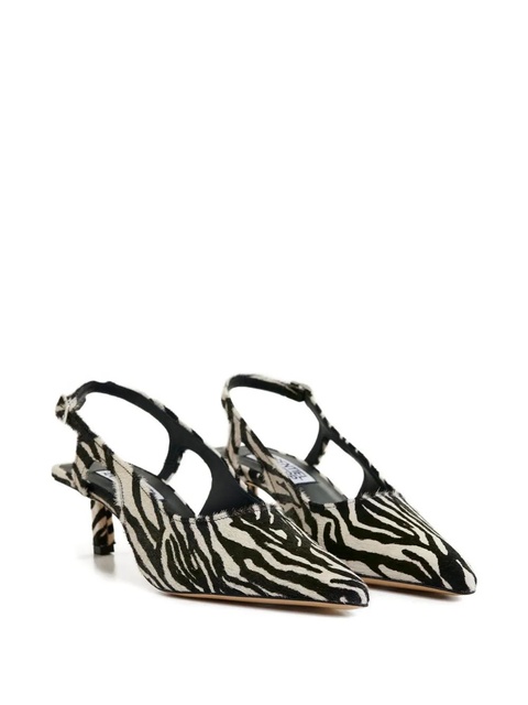 Essentiel Antwerp 45mm Itten zebra-print pumps - Black - zdjęcie produktu nr 2