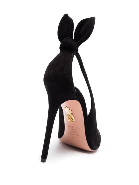 Aquazzura 105mm Bow Tie pumps - Black - zdjęcie produktu nr 2