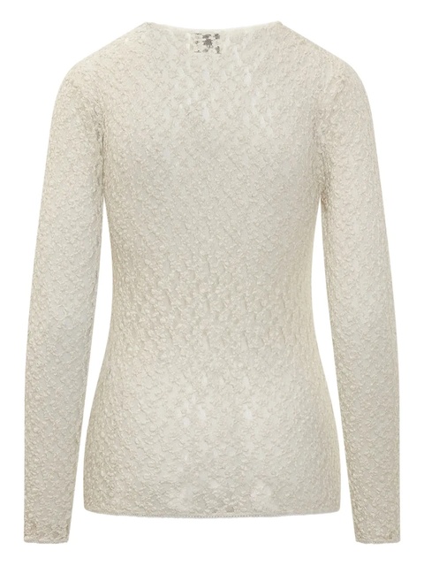 ISABEL MARANT textured long-sleeve top - Neutrals - zdjęcie produktu nr 2