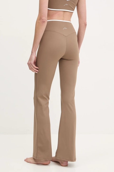 JOYINME spodnie do jogi Dual Essence kolor brązowy z aplikacją Dual Essence - zdjęcie produktu nr 1