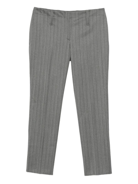 Alexander McQueen pinstripe wool trousers - Grey - zdjęcie produktu nr 1