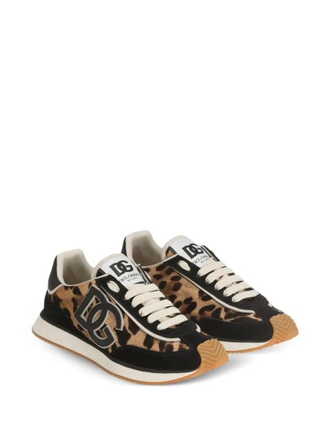 Dolce & Gabbana leopard-print sneakers - Black - zdjęcie produktu nr 2