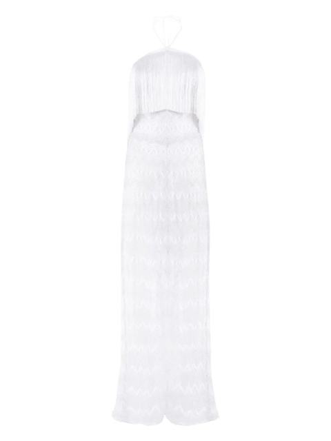 Missoni zigzag lamé jumpsuit - White - zdjęcie produktu nr 1