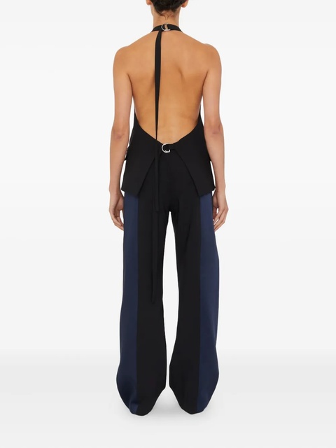 Christopher Esber contrast-panel trousers - Black - zdjęcie produktu nr 2