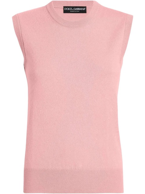 Dolce & Gabbana DNA cashmere vest - Pink - zdjęcie produktu nr 1
