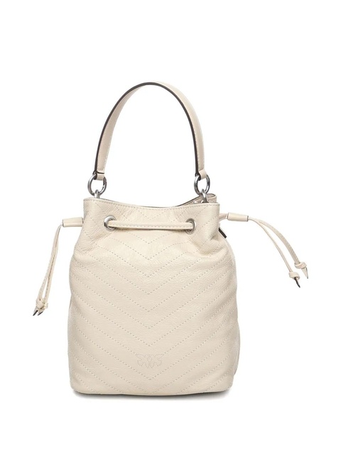 PINKO small Cargo Bucket chevron-quilted tote bag - Neutrals - zdjęcie produktu nr 2