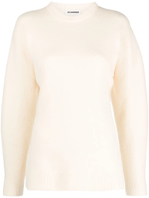 Jil Sander crew-neck wool jumper - Neutrals - zdjęcie produktu nr 1