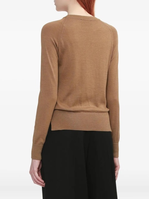 Simone Rocha embellished raglan-sleeve sweater - Brown - zdjęcie produktu nr 2