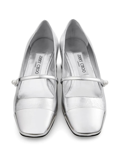 Jimmy Choo 45mm Elisa pumps - Silver - zdjęcie produktu nr 2