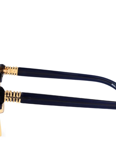 Miu Miu Eyewear square-frame optical glasses - Blue - zdjęcie produktu nr 2