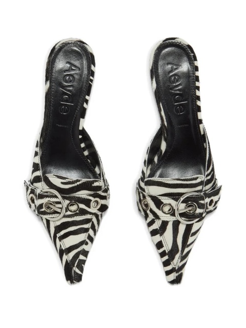 Aeyde 35mm Danielle buckled pumps - Black - zdjęcie produktu nr 2