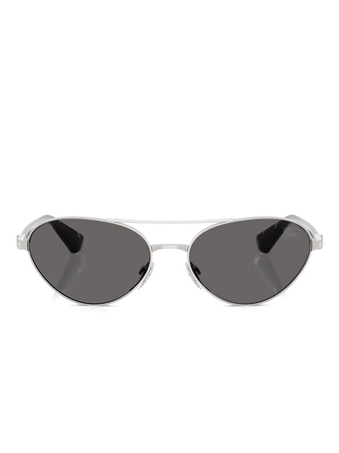 Burberry Eyewear oval-frame sunglasses - Silver - zdjęcie produktu nr 1