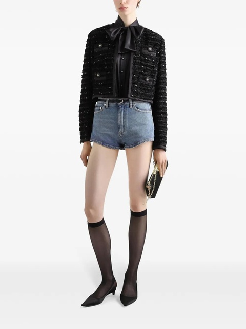 Dolce & Gabbana satin shirt - Black - zdjęcie produktu nr 1