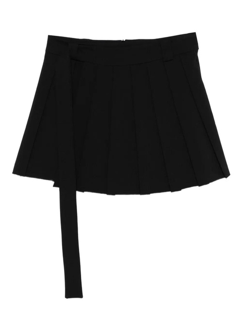 Eleh pleated belted skirt - Black - zdjęcie produktu nr 2