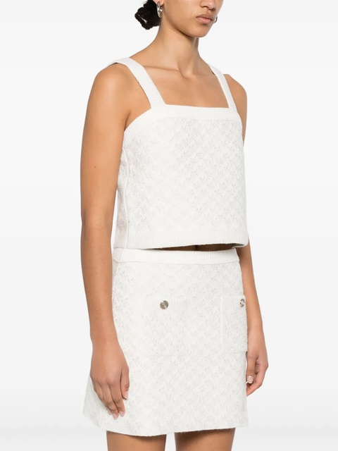 Maje sequin-embellished tank top - White - zdjęcie produktu nr 1