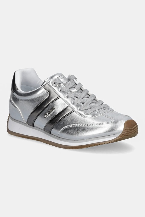 Guess sneakersy SAPHIA damskie kolor srebrny FLTSAP LEM12 - zdjęcie produktu nr 1