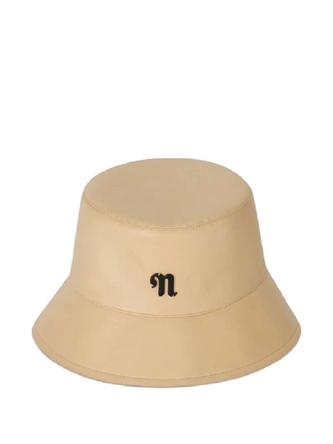 Nanushka Caran logo-detail bucket hat - Neutrals - zdjęcie produktu nr 2
