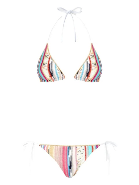 Missoni Flamed viscose bikini - White - zdjęcie produktu nr 1