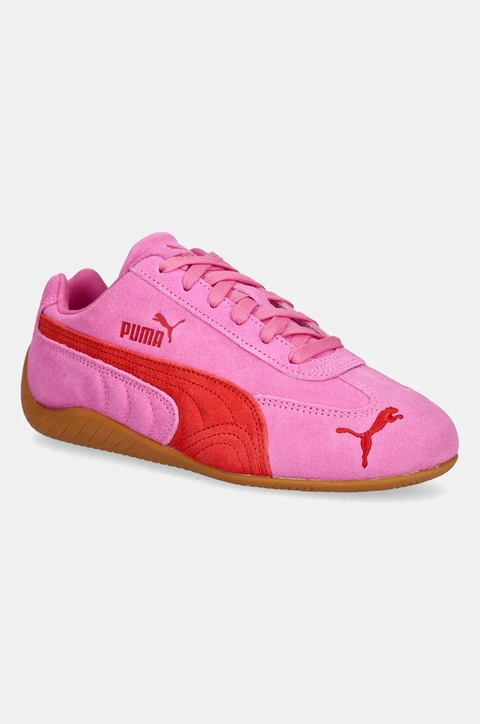 Puma sneakersy zamszowe Speedcat OG kolor różowy 398846 - zdjęcie produktu nr 1