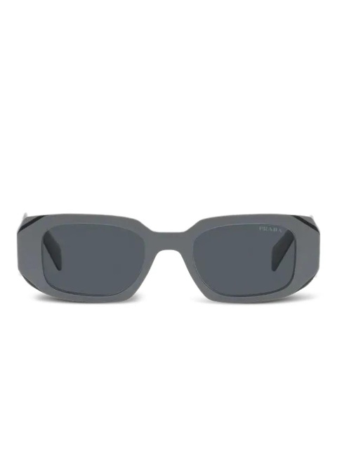 Prada Eyewear Symbole geometric-frame sunglasses - Grey - zdjęcie produktu nr 1