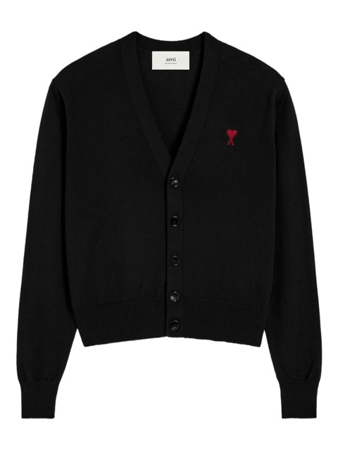 AMI Paris Ami de Coeur cardigan - Black - zdjęcie produktu nr 1
