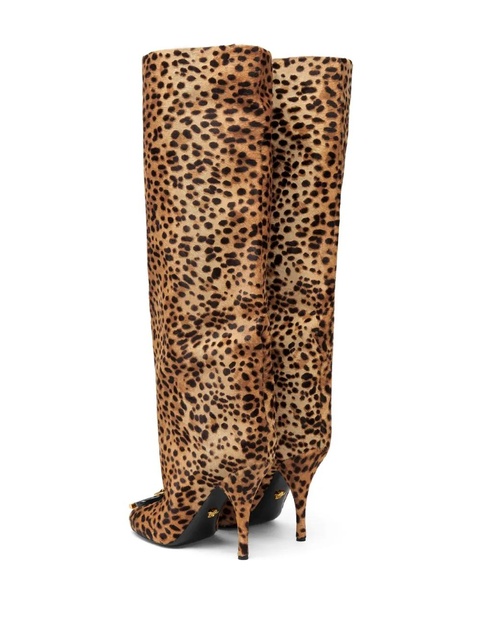 Versace 105mm Opera Bow knee-high boots - Neutrals - zdjęcie produktu nr 2