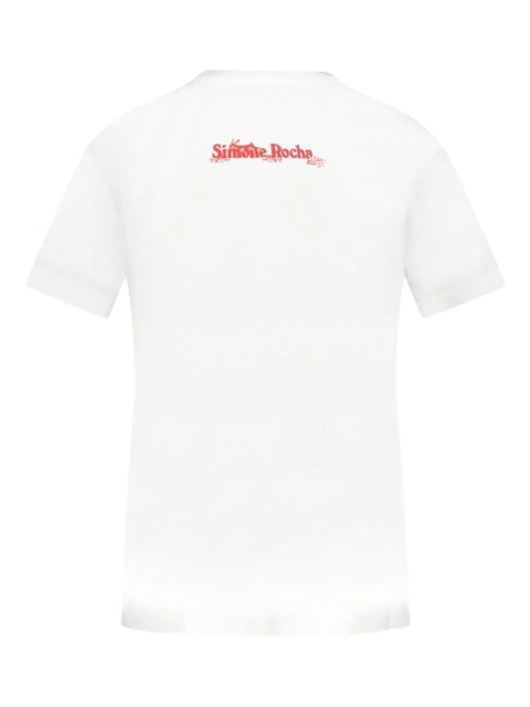 Simone Rocha cotton T-shirt - White - zdjęcie produktu nr 2