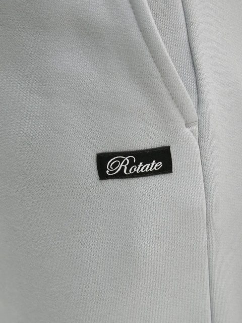 ROTATE BIRGER CHRISTENSEN logo-plaque wide-leg trousers - Grey - zdjęcie produktu nr 2