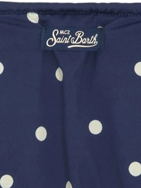 MC2 Saint Barth polka-dot tie-side bikini bottom - Blue - zdjęcie produktu nr 2