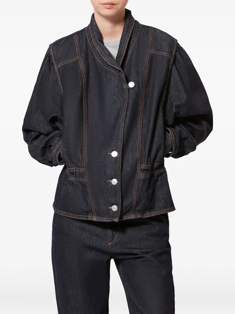 ISABEL MARANT Dolie button jacket - Blue - zdjęcie produktu nr 2