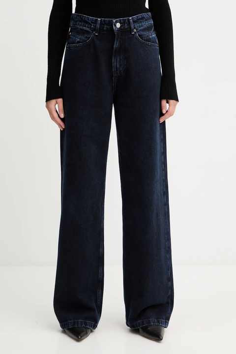 BOSS Orange jeansy bawełniane damskie kolor granatowy 50548454 - zdjęcie produktu nr 2