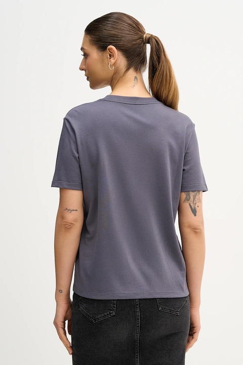 Calvin Klein Jeans t-shirt bawełniany damski kolor szary LV044E215G - zdjęcie produktu nr 2