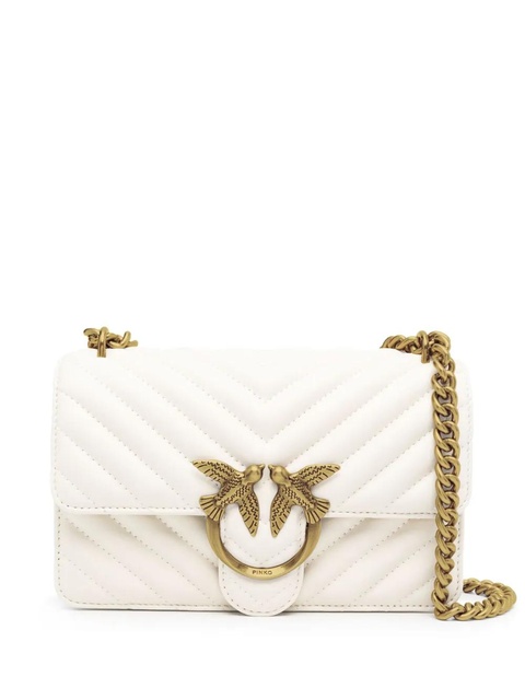PINKO mini Love One cross body bag - White - zdjęcie produktu nr 1