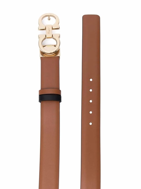 Ferragamo Gancini-buckle reversible belt - Brown - zdjęcie produktu nr 2