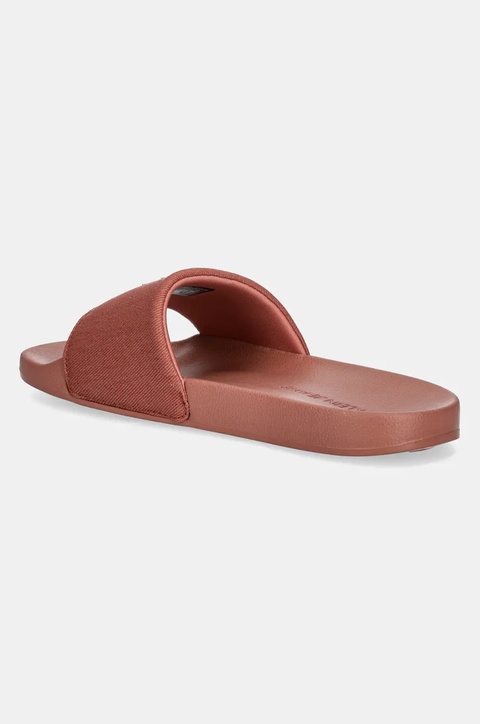 Calvin Klein Jeans klapki SLIDE MONOGRAM HARDWARE damskie kolor różowy YW0YW01713 - zdjęcie produktu nr 2