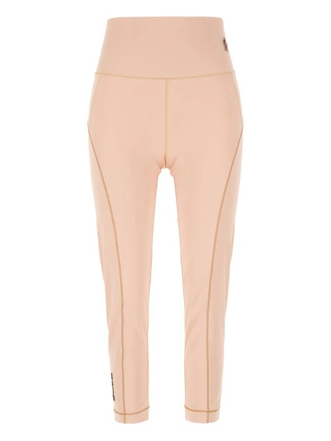 Moncler Grenoble gold-trimmed trousers - Pink - zdjęcie produktu nr 1