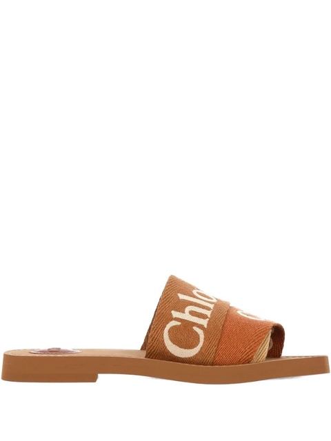 Chloé logo strap sandals - Brown - zdjęcie produktu nr 1